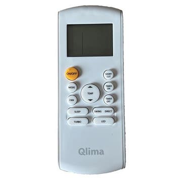 Qlima afstandsbediening voor split airco - SPHPBS101281, Doe-het-zelf en Verbouw, Verzenden, Nieuw