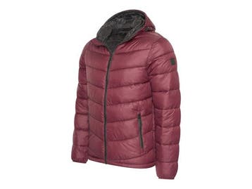 Veiling - Cappuccino Italia Hooded Puffer Jacket Burgundy -, Kleding | Heren, Nieuw
