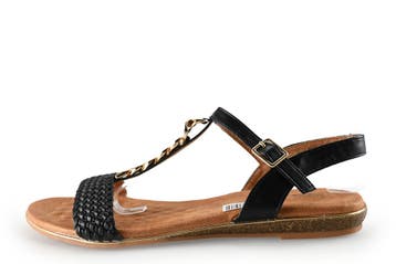 Dolcis Sandalen in maat 42 Zwart, Dolcis, Verzenden, Zwart, Sandalen of Muiltjes