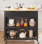 Keukeneiland met Lades en Planken op Wielen – 98 cm, Verzenden, Nieuw