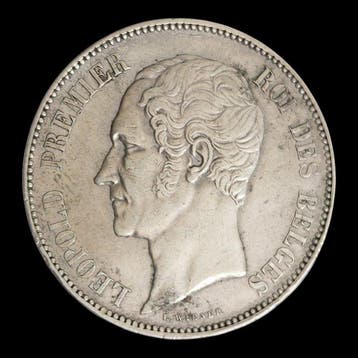 België. Leopold I. 5 Francs 1852 (Zonder minimumprijs)