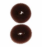 Styling Tool - Haardonut 6cm – Klein Knot Hulpmiddel – Bruin, Nieuw