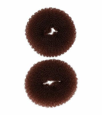 Styling Tool - Haardonut 6cm – Klein Knot Hulpmiddel – Bruin, Nieuw
