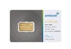 Umicore Goudbaar 2,5 gram met certificaat | Goudonline, Goud
