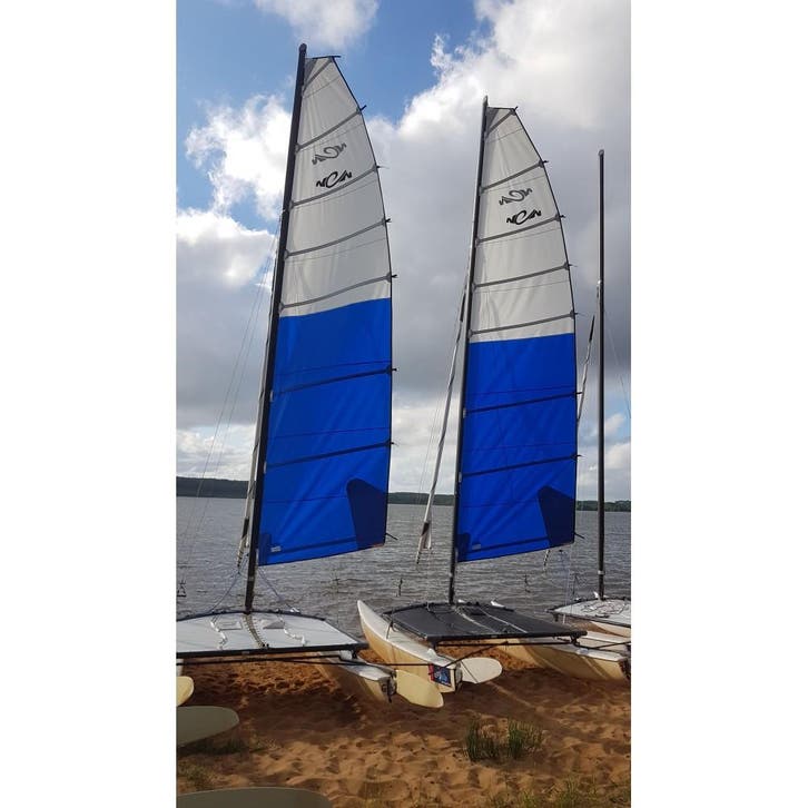 Zeilen (vervanging) voor catamarans grootzeil fok spinnaker