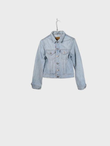 ROCKY Denim Jacket Dames maat L Blauw Vintage, Ophalen of Verzenden, Nieuw
