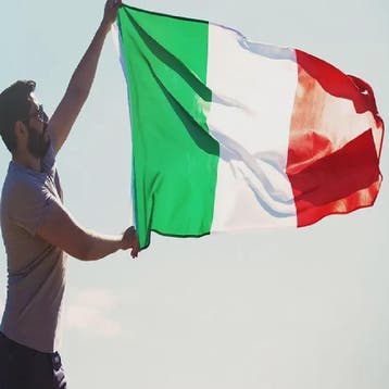 Italiaanse Vlag 90x150cm - Polyester - Groen Wit Rood - Fees, Verzenden, Nieuw