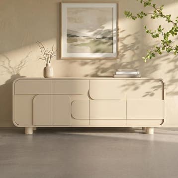 *WOONWINKEL* Tower Living Alviano Beige Dressoir Organisch 2, Verzenden, Nieuw