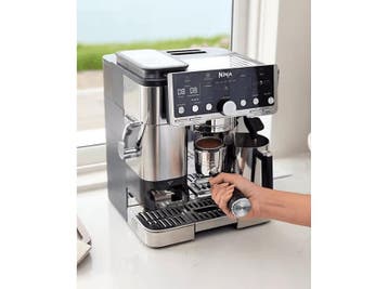 Ninja -  Es701 - Volautomatische Espressomachine  - Zilver, Verzenden, Nieuw, Espresso apparaat