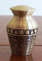 mini urn | brons | urn | uitverkoop | aanbieding | crematie, Ophalen of Verzenden, Nieuw