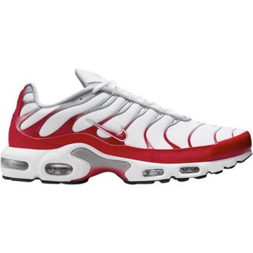 Nike Air Max Plus White University Red Wolf Grey, Kleding | Heren, Schoenen, Verzenden, Nieuw, Nike air max, Sneakers of Gympen