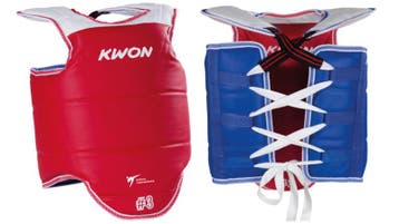 KWON Borstbeschermer Korean Style WT goedgekeurd (TAEKWONDO), Ophalen of Verzenden, Nieuw, Taekwondo, Vechtsportbescherming