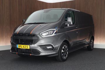 Ford Transit Custom 320 2.0 TDCI 185pk Automaat L2H1 Sport, Automaat, Gebruikt, Euro 6, Leder en Stof