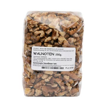 Molen de Hoop Walnoten middel 250gr, Verzenden, Nieuw