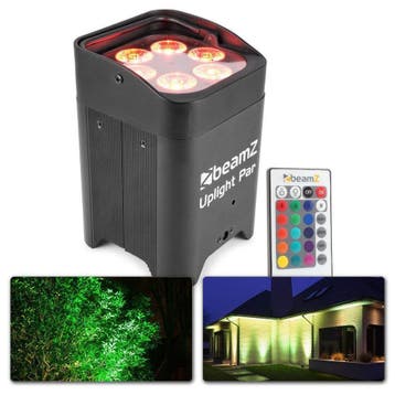 Retourdeal - BeamZ BBP96 Uplight PAR spot op accu met 6x 12W, Muziek en Instrumenten, Licht en Laser, Verzenden, Zo goed als nieuw