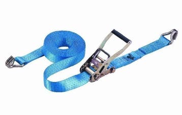 Spanband 5T 9Mtr Blauw Spitshaken, Ophalen of Verzenden, Nieuw