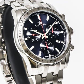 Optima - Swiss Made Chronograph Watch - OSC432-SS-9 - Zonder, Nieuw