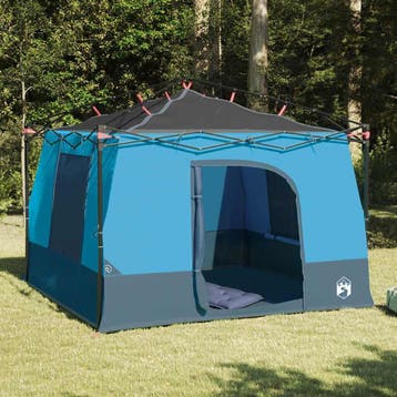 vidaXL Binnentent 6-persoons Blauw taft, Verzenden, Nieuw, Tot en met 2