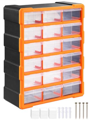 Opbergsysteem met 18 Lades 47,5x38x16cm voor Gereedschap, Verzenden, Nieuw