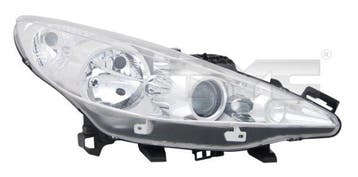 Koplamp o.a: Peugeot, 207 CC (WB), 207 SW (WE - WU), WC, Auto-onderdelen, Ophalen of Verzenden, Nieuw, Peugeot