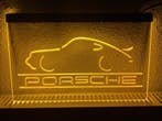 Porsche neon bord lamp LED  verlichting reclame lichtbak #2, Verzamelen, Merken en Reclamevoorwerpen, Verzenden, Nieuw