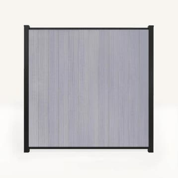 ACTIE - Premium Composiet Schutting Grijs - Verticaal, Ophalen of Verzenden, Nieuw, Kunststof, 1 tot 2 meter