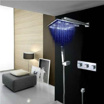 LED douche set 300 MM Inbouw mengkraan Stortdouche, Verzenden, Nieuw