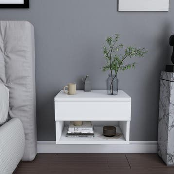 Asir 322RTC1609 Nachtkastje | Wit NIEUW van €68 voor €49, Overige materialen, Nieuw, 45 tot 65 cm, 55 tot 70 cm
