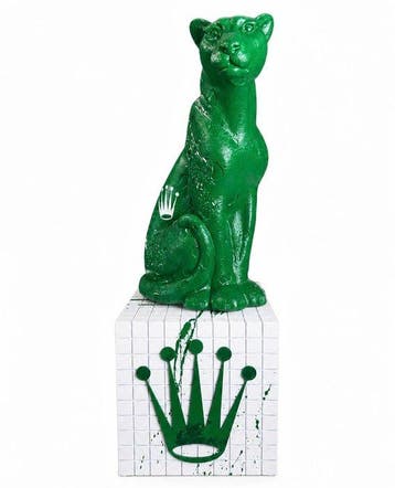 Daluxe Art - 1999 • XXL ROLEX PANTHER DISPLAY (90 CM)