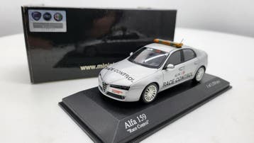 Minichamps Alfa Romeo 159 Race Control Grijs 2006 – 1:43, Ophalen of Verzenden, Nieuw
