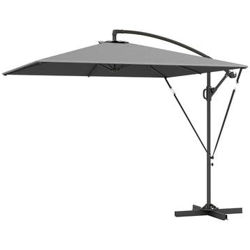 Parasol Ø260 Cm Zonnescherm Met UV-bescherming 50+ Waterafst, Verzenden