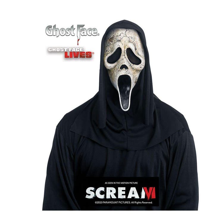 Ghost Face® Scream Aged Masker, Hobby en Vrije tijd, Feestartikelen, Feestartikel, Nieuw, Verzenden