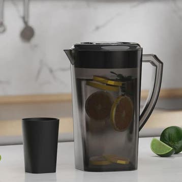 Grote Kunststof Waterkan met Deksel - 1.3L, 2.2L, 3L - Hitte, Verzenden