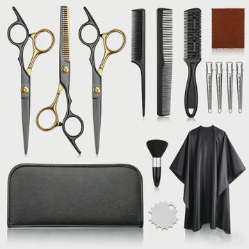 Professionele Haar Kappersschaar Set - Inclusief Effileersch, Verzenden