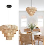 Bananentouw Lamp Natuurlijk | Laatste Stuk!, Huis en Inrichting, Lampen | Hanglampen, Overige materialen, Nieuw, Ophalen of Verzenden