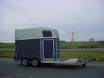 Gebruikte Bockmann Duo met koetsenframe - Aluminium bodem, Ophalen, Gebruikt, Hout, 2-paards trailer