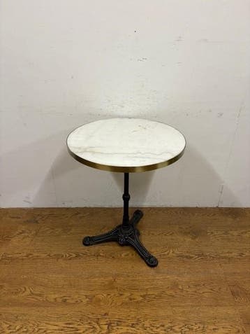 Gebruikte Terrastafel - T1697 Vintage/Café, Huis en Inrichting, Tafels | Eettafels, Ophalen, Nieuw