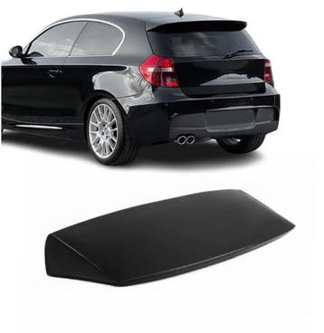 Glanzend zwarte dakspoiler passend voor BMW 1 serie E81, ..., Verzenden, Nieuw