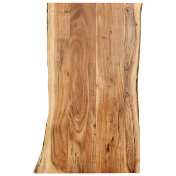 vidaXL Tafelblad 100x(50-60)x2,5 cm massief acaciahout, Verzenden, Nieuw