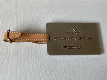 Édouard Rambaud - Bagageetiket Concorde Air France - Label -