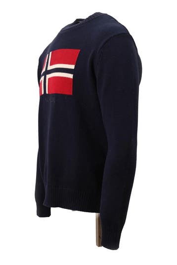 Napapijri Trui in maat M Blauw, Verzenden, Zo goed als nieuw, Blauw, Napapijri