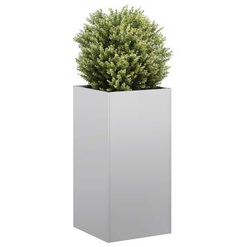 vidaXL Plantenbak 40x40x80 cm gegalvaniseerd staal, Verzenden, Nieuw, Metaal