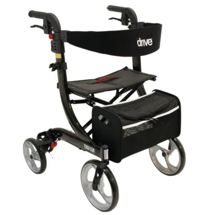 Rollator lichtgewicht Drive Nitro zwart M, Diversen, Rollators, Nieuw, Ophalen of Verzenden