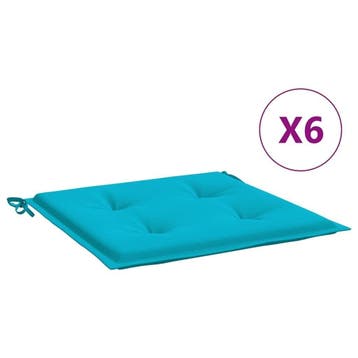Tuinkussens Turquoise 50x50 | Tweedekansje | OP=OP, Ophalen of Verzenden, Zo goed als nieuw