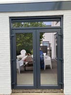 Openslaande deuren dubbele deur met kozijn, Ophalen of Verzenden, Nieuw, Glas, Buitendeur