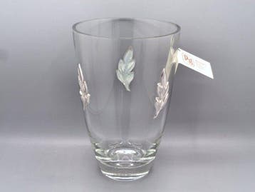 PG-MIANI Argenteria - Vaas - .925 zilver, en glas, Antiek en Kunst