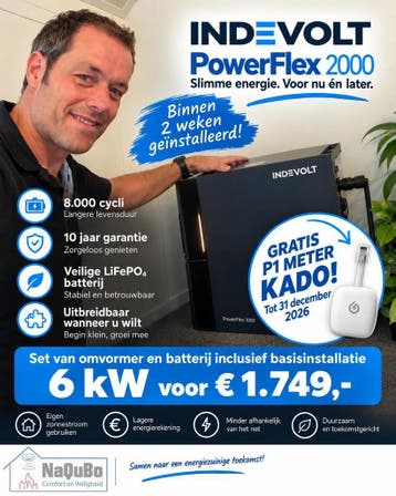 Thuisbatterij 2 tot 22kW incl. installatie | Noord-Holland, Nieuw, Overige typen