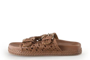 Manfield Slippers in maat 37 Bruin, Slippers, Bruin, Verzenden, Zo goed als nieuw
