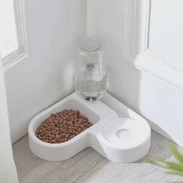 Automatische Dubbele Voer- en Drinkbak voor Huisdieren met W, Verzenden, Nieuw