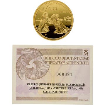 Spanje. 400 Euro 2009 Salvador Dalí Proof - Without Box